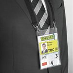 Durable Name Badge With Lanyard P10