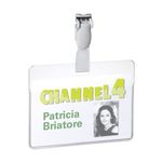 Durable Visi Badge Clip Strap Pk25