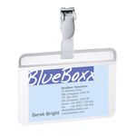 Durable Self Lamg Name Badge Pk25
