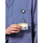 Durable Badge Reel Charcoal Pk10