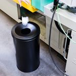 Durable Fire Exting Mtl Bin 60L Blk