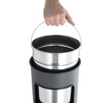 Durable Waste Bin 17L Ashtray 2L