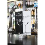 Deflecto A4 Swivel Sign Hldr Clr