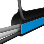 D-Line Save Cable Tidy 50X25Mm Blk