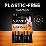 Duracell Plus Aa Battery Alk Pk4