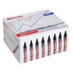 Edding 360 Drywipe Marker Black Pk50