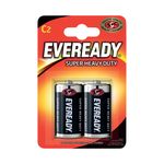 Eveready Super Hd Size C Battery Pk2