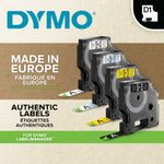 Dymo D1 Labelmaker Tape 9Mm Blk/Wht