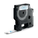 Dymo D1 Labelmaker Tape 12Mm Blu/Wht