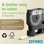 Dymo D1 Labelmaker Tape 12Mm Blk/Blu