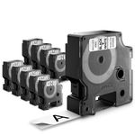 Dymo D1 Labelmaker Tape 19Mm Blk/Wht