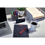 Dymo D1 Labelmaker Tape 19Mm Blk/Red