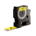 Dymo D1 Labelmaker Tape 19Mm Blk/Ylw