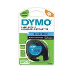 Dymo Letratag Plas Tape 12Mmx4M Blu