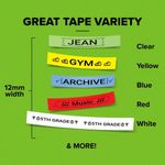 Dymo Letratag Plas Tape 12Mmx4M Wht