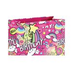Girly Text Gift Bag Medium Pink Pk6
