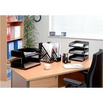 Letter Tray Polystyrene Fc Blk