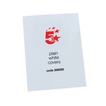 Binding Covers A4 250Gsm Wht Pk100