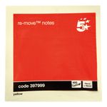 Sticky Notes Cube 400Sh 76X76Mm Ylw