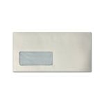 Dl Env Window Peel/Seal Wht Pk25