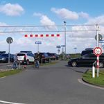 Height Restriction Bar 3000 Red/Wht