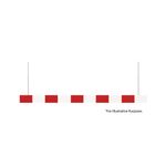 Height Restriction Bar 5000 Red/Wht