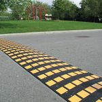 Speed Hump Centre Sec 500X50 Ylw/Blk