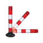 Off-Highway Flex Post 760Mm Red/Wht