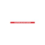 Red Post Do Not Enter Red/White Pk2