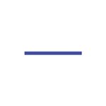 Twin Black Post + Blue Belt 3.4M Pk2