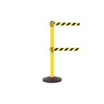 Twin Yellow Post Danger Ylw/Blk Pk2