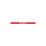 Wallpro 300 Black No Entry Rd/Wht 3M