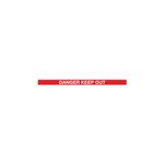 Barrier Ylw Danger Red/Wht Belt 7.6M