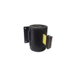 Barrier Blk With Red/Wht Belt 7.6M