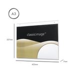 5 Star Wall Sign Holder A3 Landscape