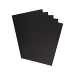 5 Star A4 Black Card X10 Cards Pk12