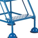 Uk Domed Feet Pchd 4 Tread Step Blue