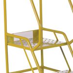Uk Domed Feet Pchd 3 Tread Step Ylw