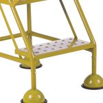 Uk Domed Feet Pchd 4 Tread Step Ylw