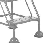 Uk Domed Feet Pchd 3 Tread Step Gry