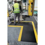 Deckplate Mat 0.6X1M Blk/Ylw