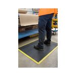 Bub Mat 0.9X1.2M Blk/Ylw Nitrile