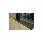 Bub Mat Mid 0.9X1.2M Blk/Ylw Nitrile