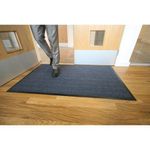 Entrance Door Mat 0.9X1M Black/Blue