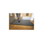 Entrance Door Mat 1.2X1M Black/Steel