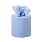 1-Ply Centrefeed Tissue Rfl Blue Pk6