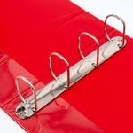 4D-Ring Ring Binder A4 65Mm Red Pk10