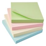 Re-Move Sticky Note 76X76 Pstl Pk12