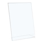 Sign Holder Portrait Slanted A4 Clr