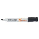Drywipe Marker Chisel Tip Ast Pk4